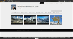 Desktop Screenshot of didier-kilimandjaro.com