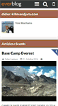 Mobile Screenshot of didier-kilimandjaro.com