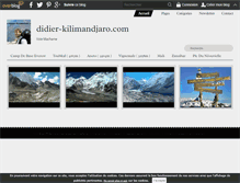 Tablet Screenshot of didier-kilimandjaro.com